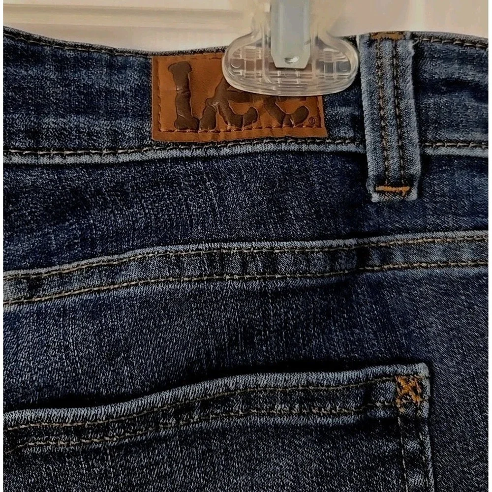 Lee Womans Slim‎ Fit Skinny Leg Mid Rise Sculpting Jeans Size 16X28